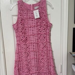 Endless Rose Textured Pink Maxi Dress. NEW